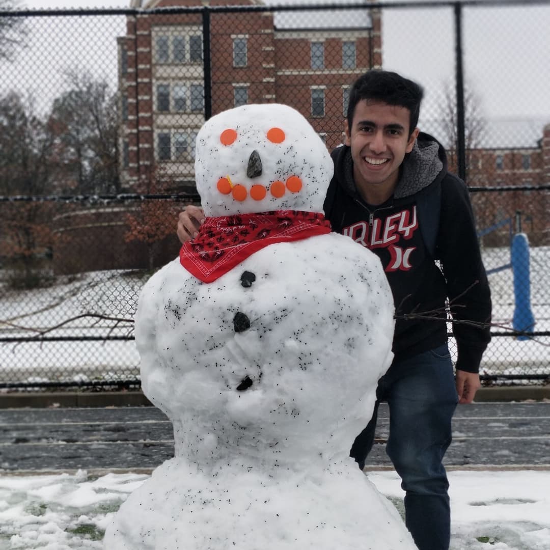 Harnoor during his F-1 student years in SF